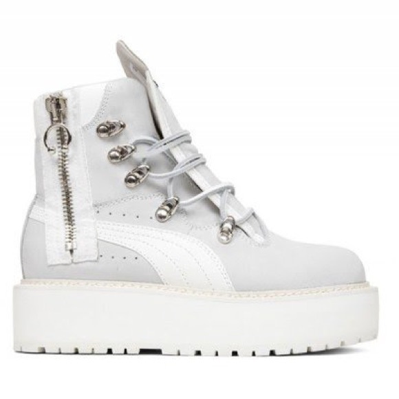 fenty platform sneaker boots